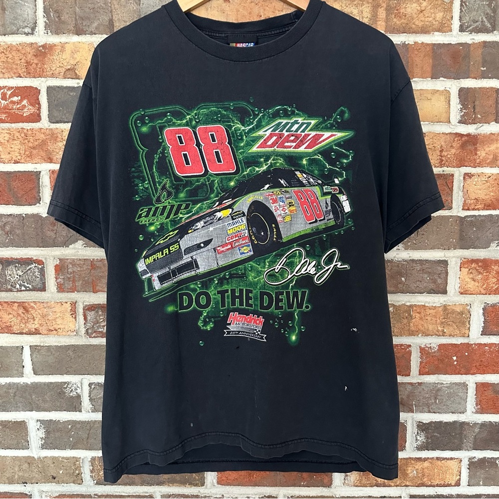 VTG Faded Dale Earnhardt Jr Mt Dew Racing Tee